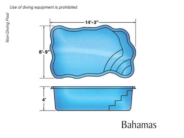 Bahama Free Form SHAPE pool design with Caribbean Pools on the Outer Banks NC
