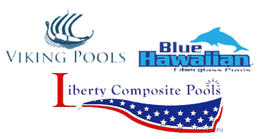 Blue Hawaiian, Liberty Composite Pools, Viking Pools, Cal Spas